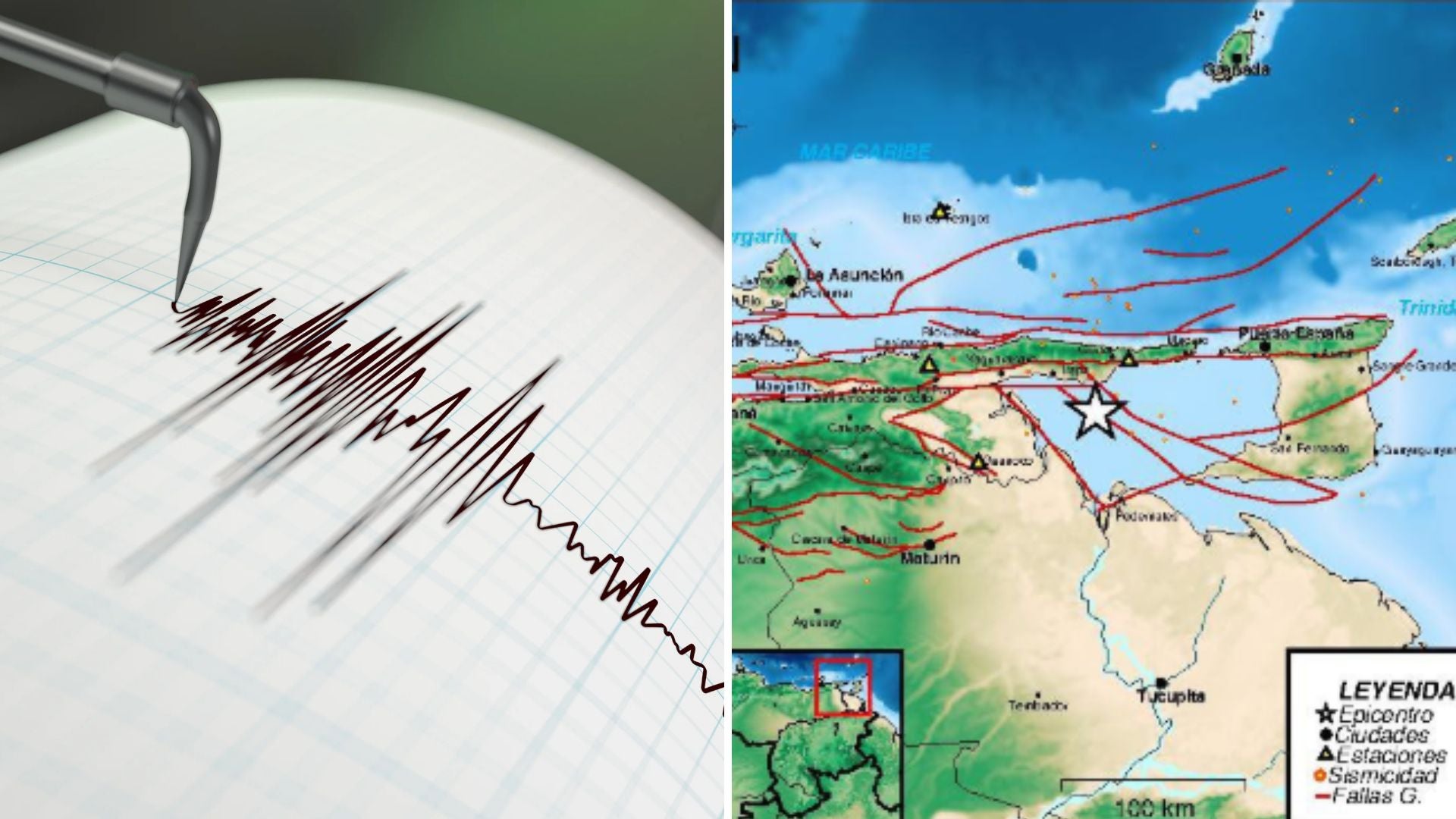 Sismo en Venezuela Güiria en el estado Sucre y la costa de Trinidad y Tobago-Foto: Canva