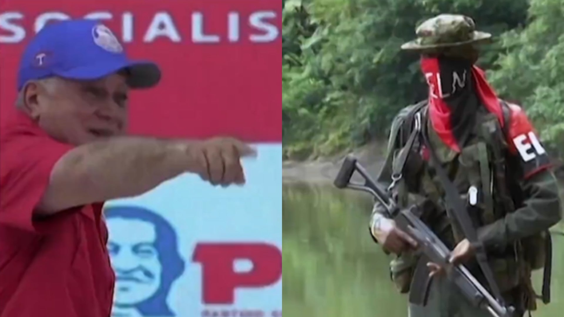 Diosdado Cabello y el ELN / FOTO: Captura de pantalla