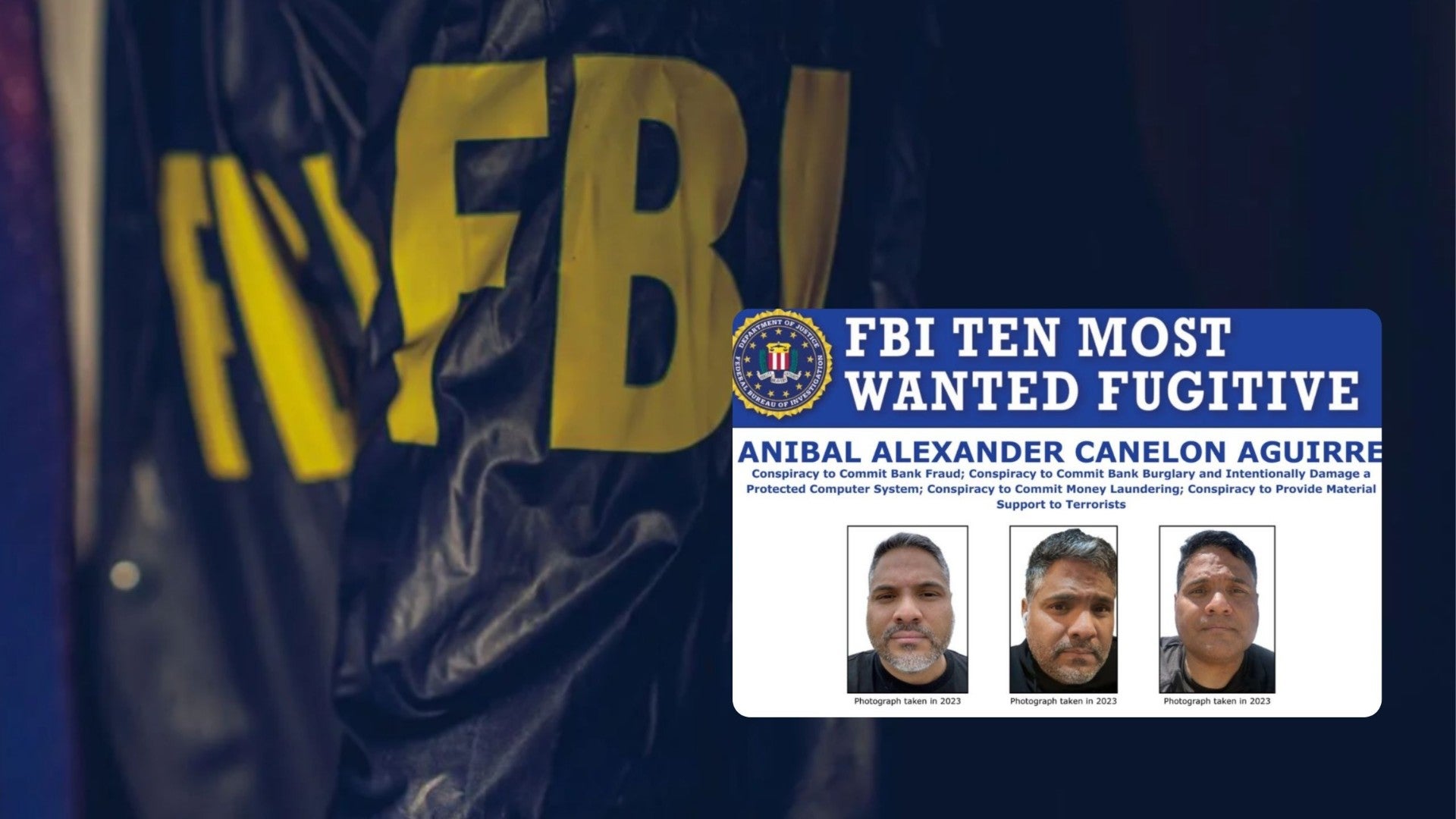 Alexander Canelón Aguirre, detenido en EEUU.