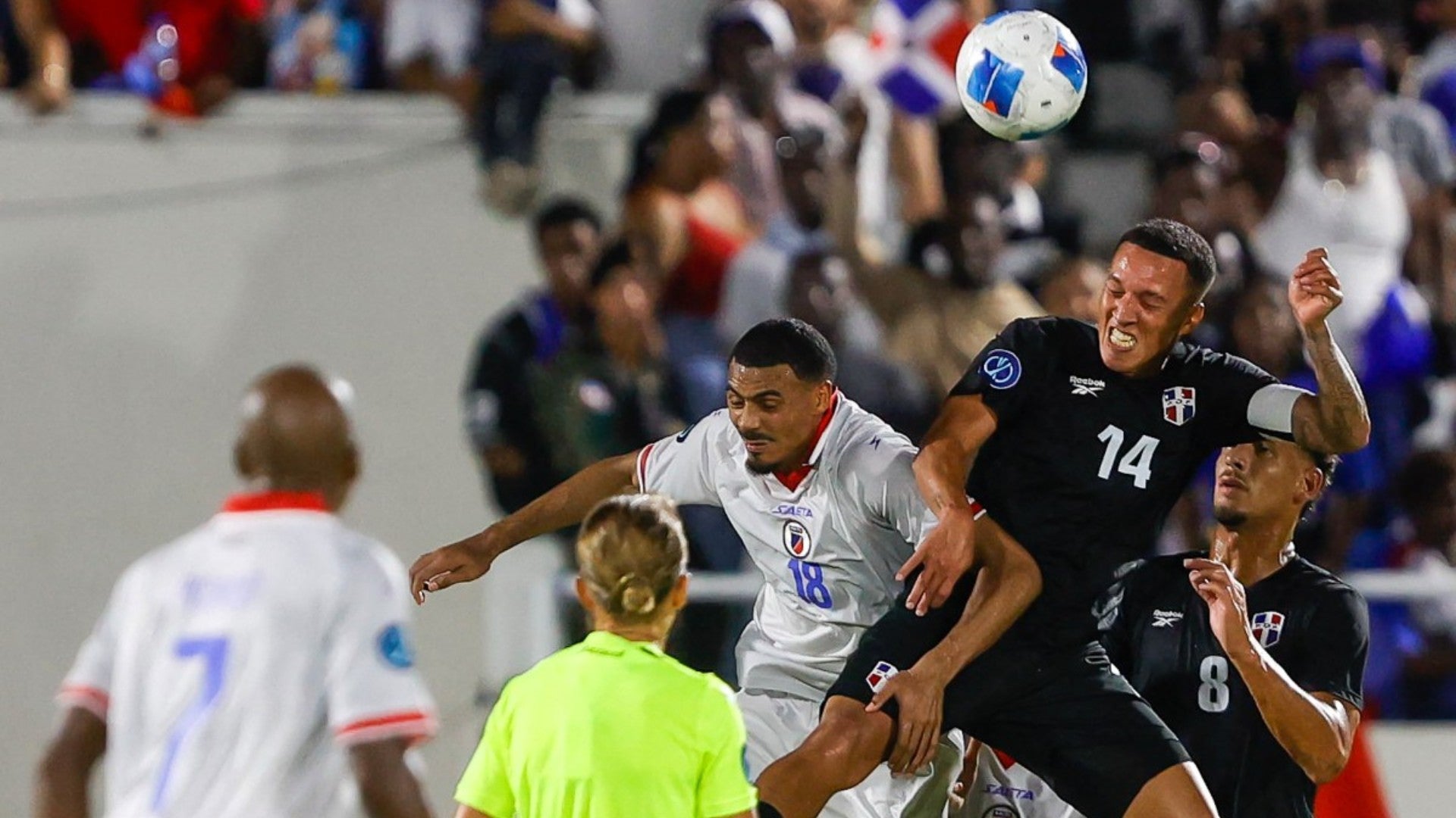 Partido entre Haití y República Dominicana. (AFP)