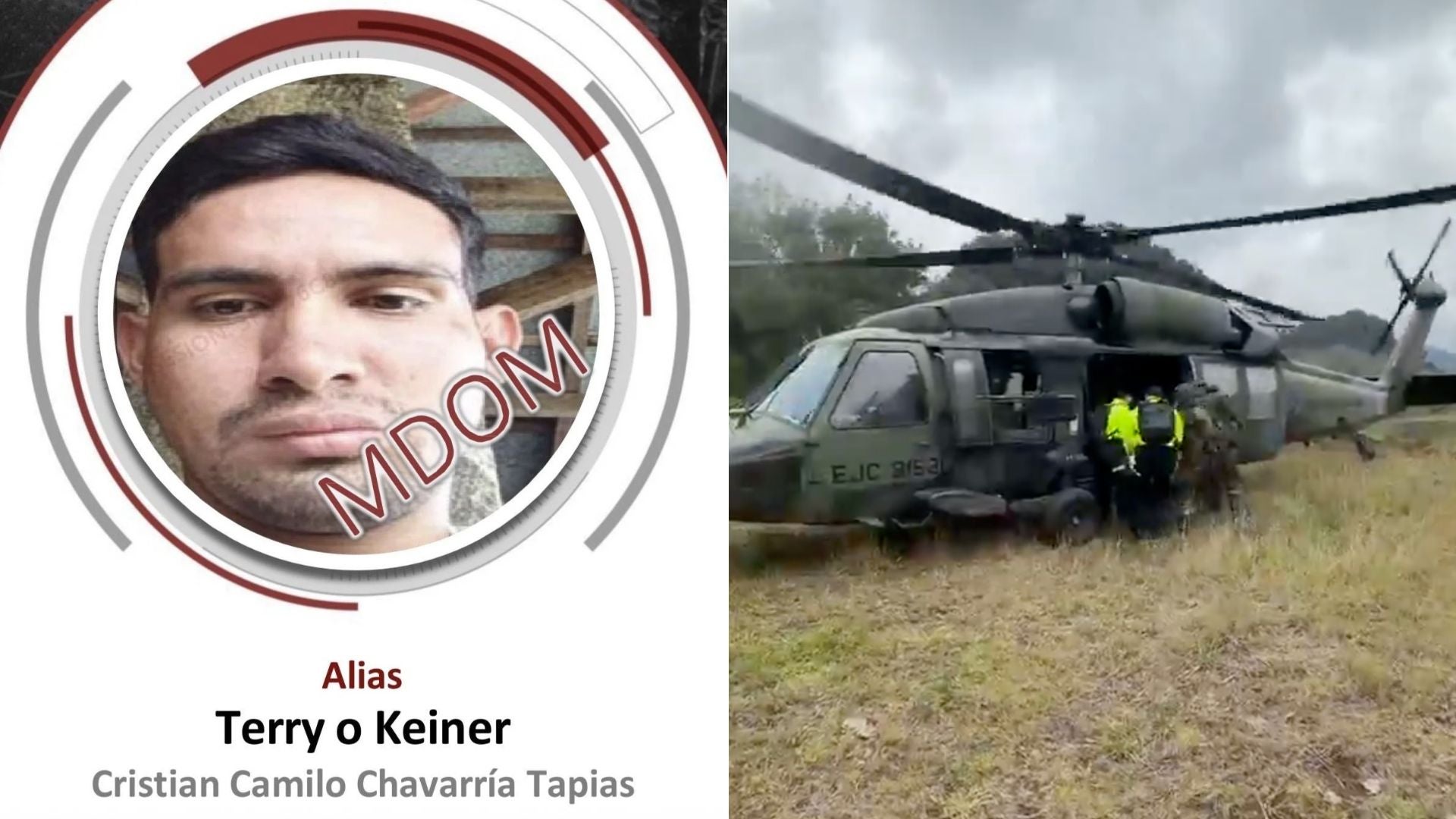 Operativo contra alias Terry - Foto Presidencia de Colombia
