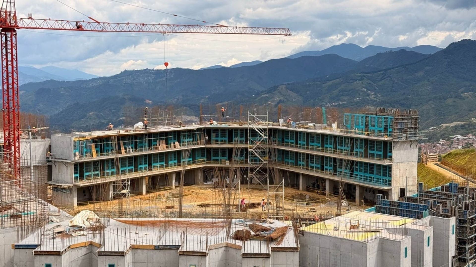 Construcción de megacárcel en Medellín - Foto Alcaldía de Medellín