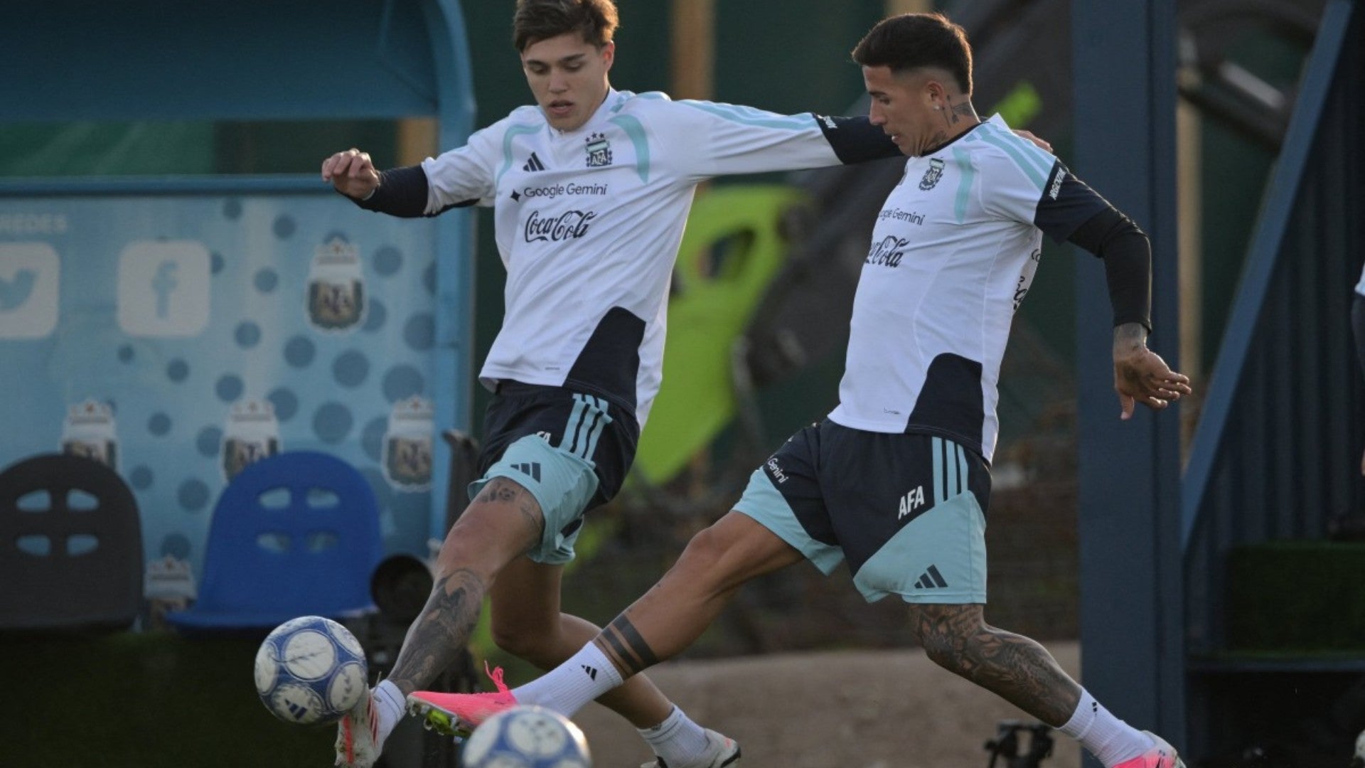 Entrenamiento de selección de Argentina (AFP)