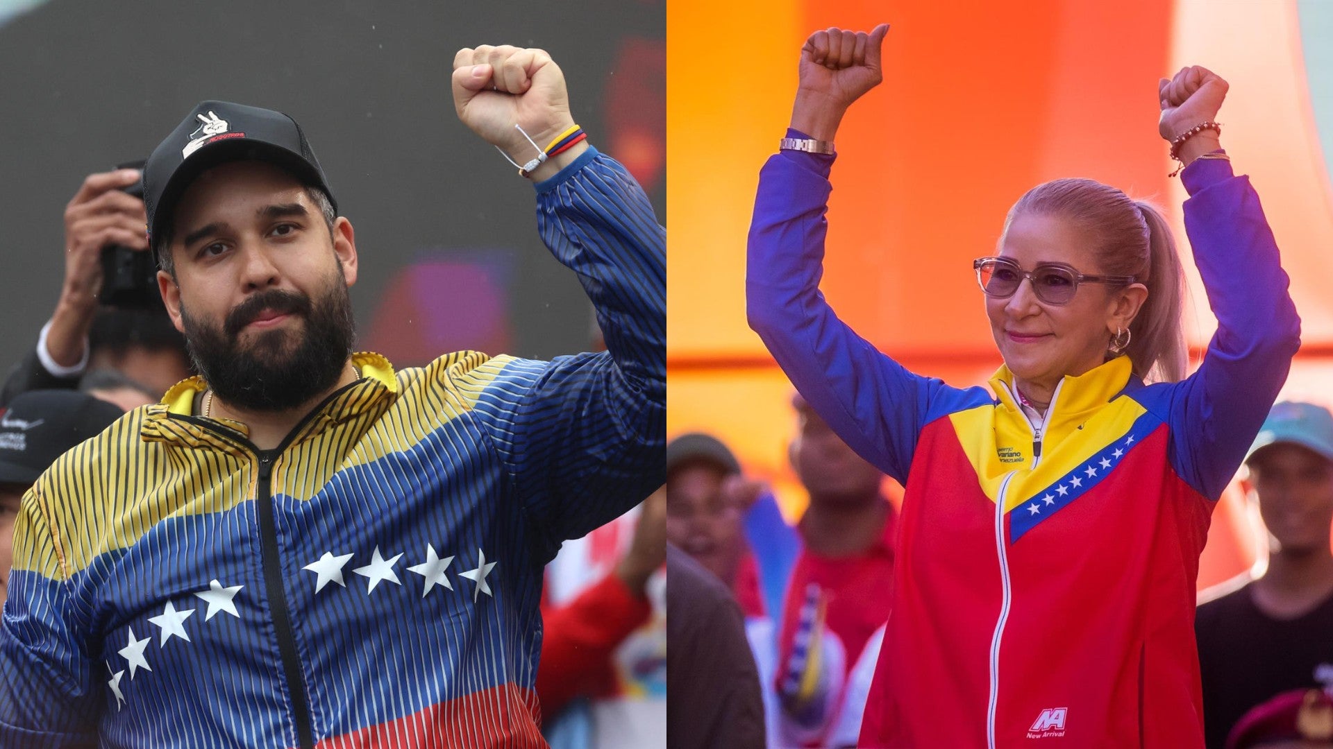 Nicolás Maduro Guerra y Cilia Flores. (EFE)