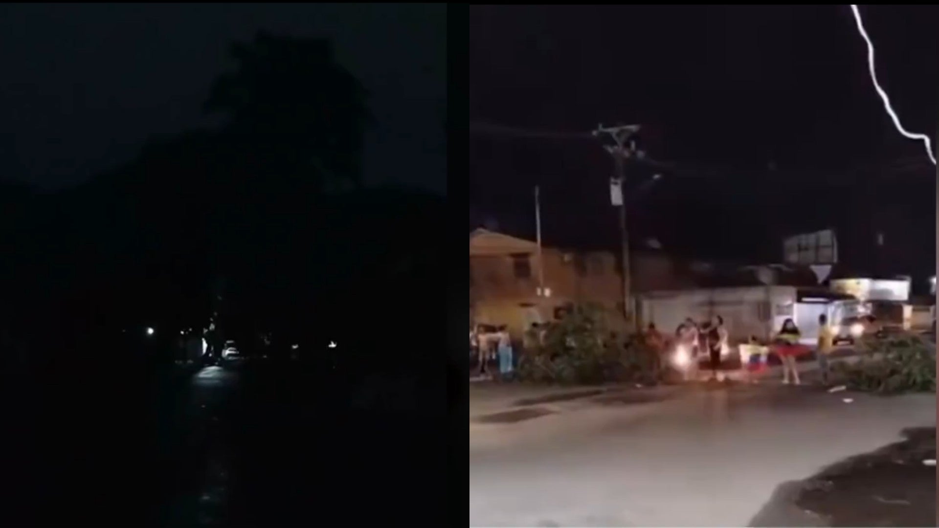 Apagones y protestas en Venezuela / FOTO: Captura de pantalla