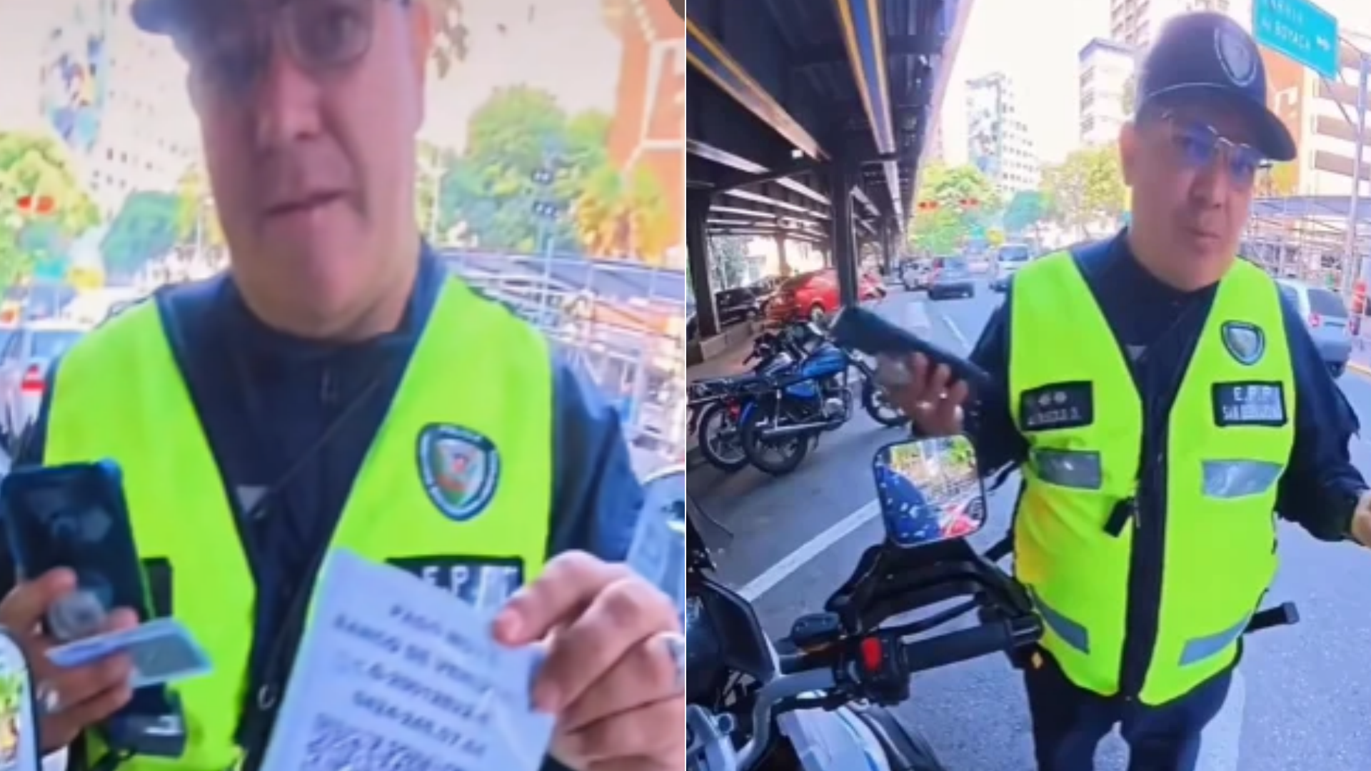 Policía venezolano - Fotos: X
