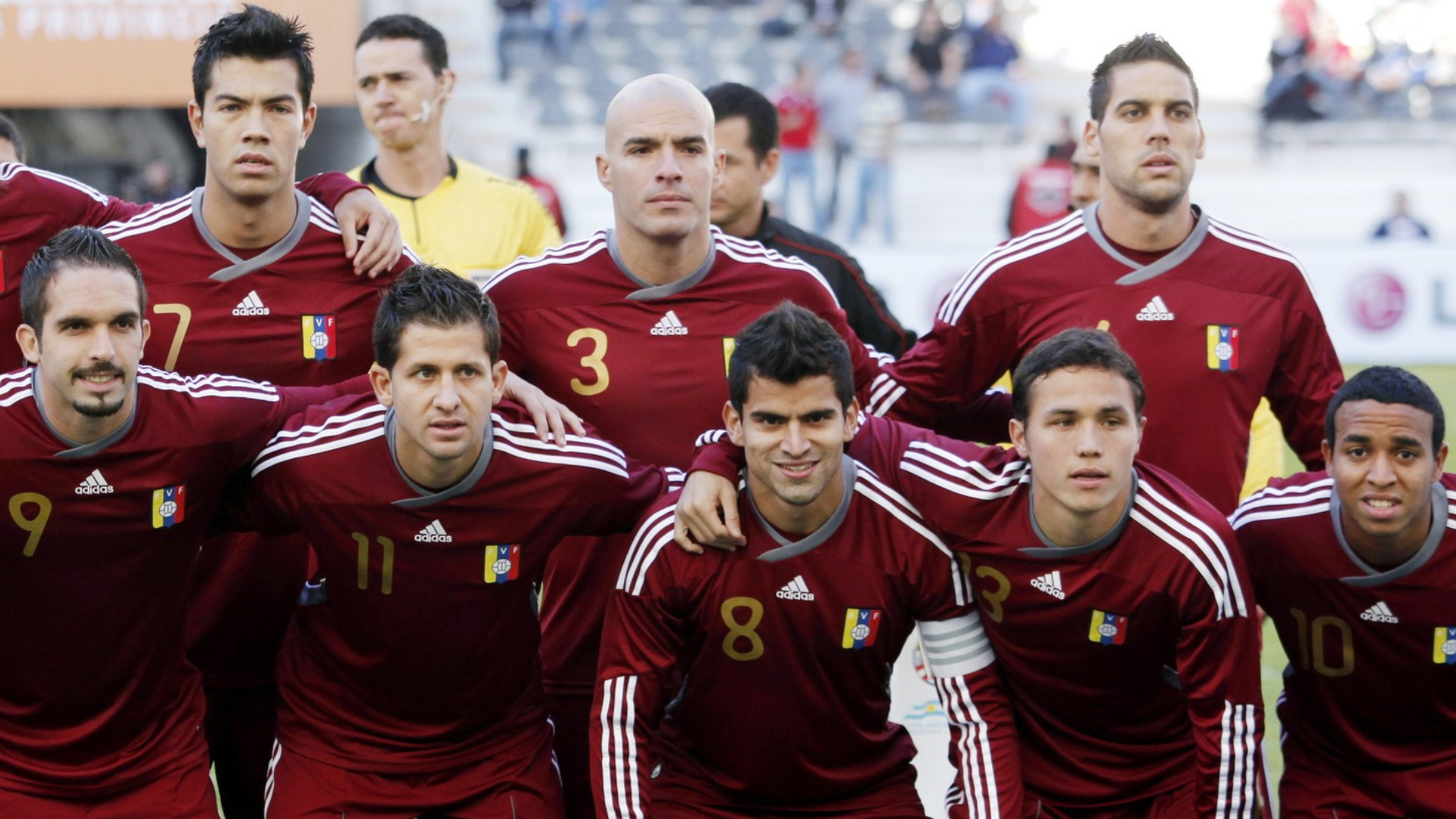 Varios jugadores de la selección de fútbol de Venezuela (2011) - Foto de archivo: EFE
