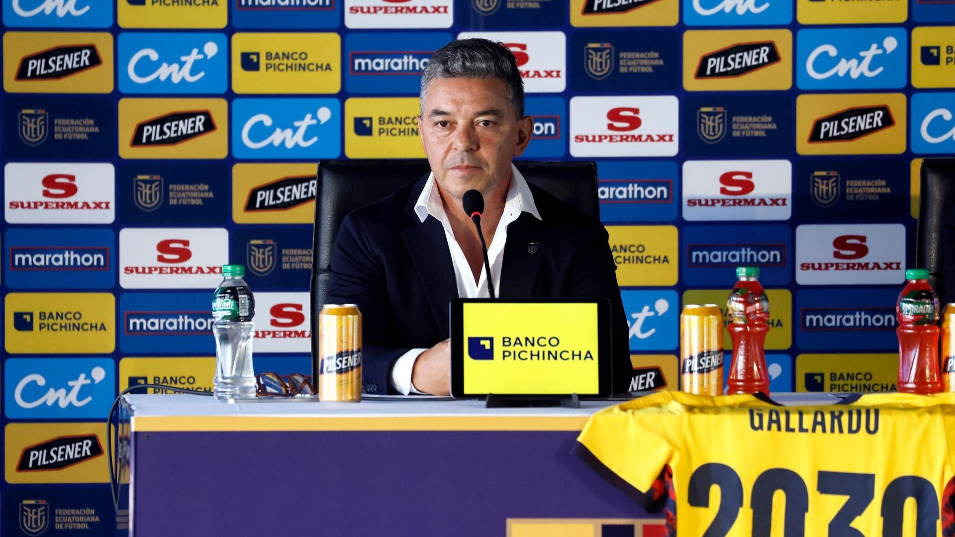 Marcelo Gallardo, entrenador de la selección de Ecuador - Foto_EFE