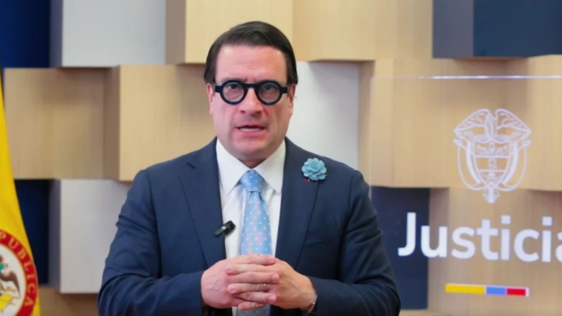 El ministro Iván Cancino González-Foto: tomada de X @MinjusticiaCo