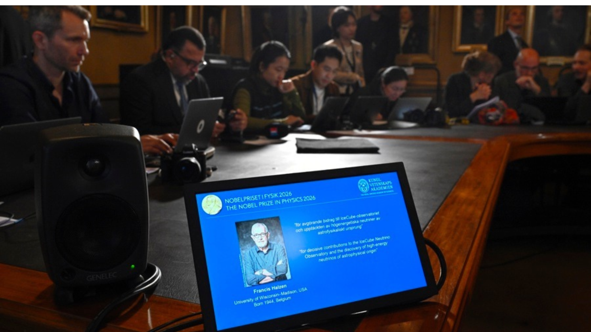 Francis Halzen- Premio nobel de física- EFE