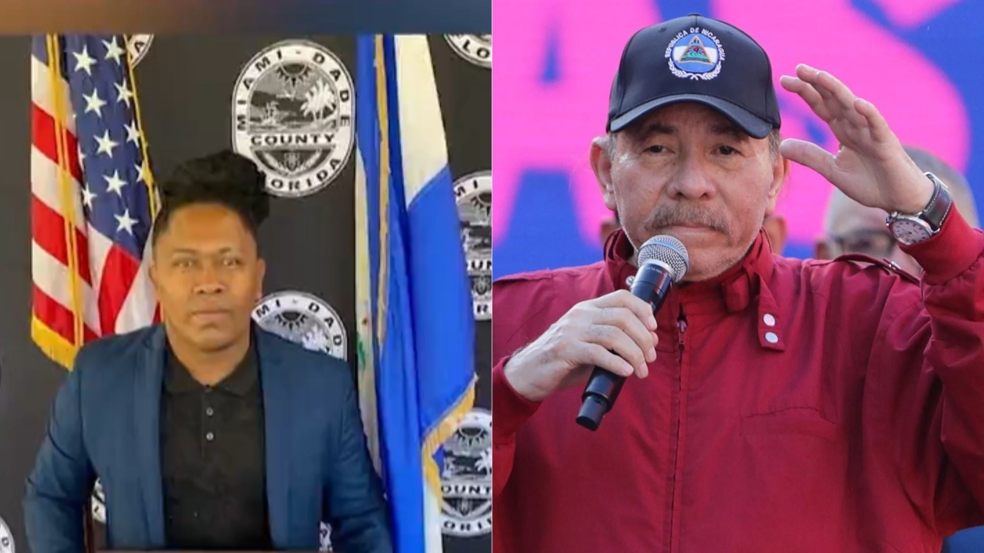 EE. UU. deportó a Nicaragua al opositor Jeffrey Hartin, quien fue torturado y encarcelado en 2018 - Fotos: EFE / Captura de pantalla