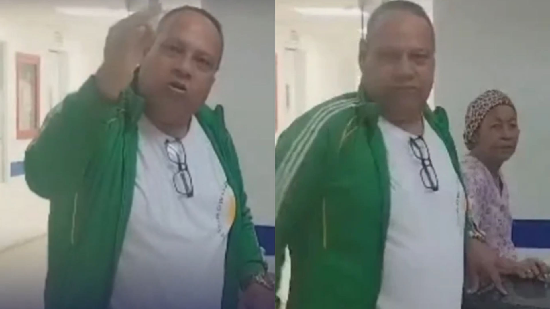 Empleados del Hospital Luis Razetti, en el estado Anzoátegui (Venezuela) - Fotos: X