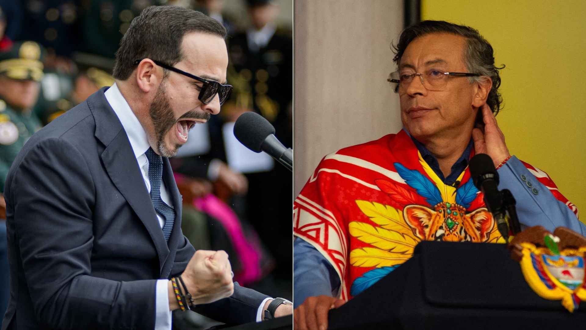 Abelardo de la Espriella/ Gustavo Petro - Fotos AFP