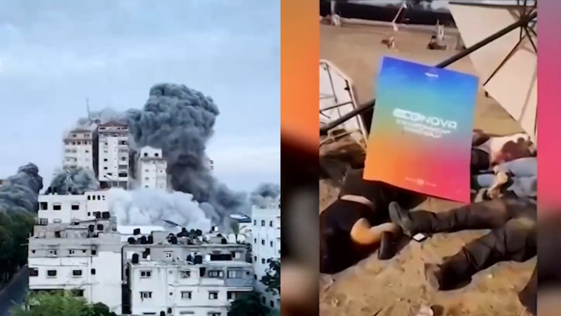 Ataque terrorista de Hamas contra Israel / FOTO: Captura de pantalla