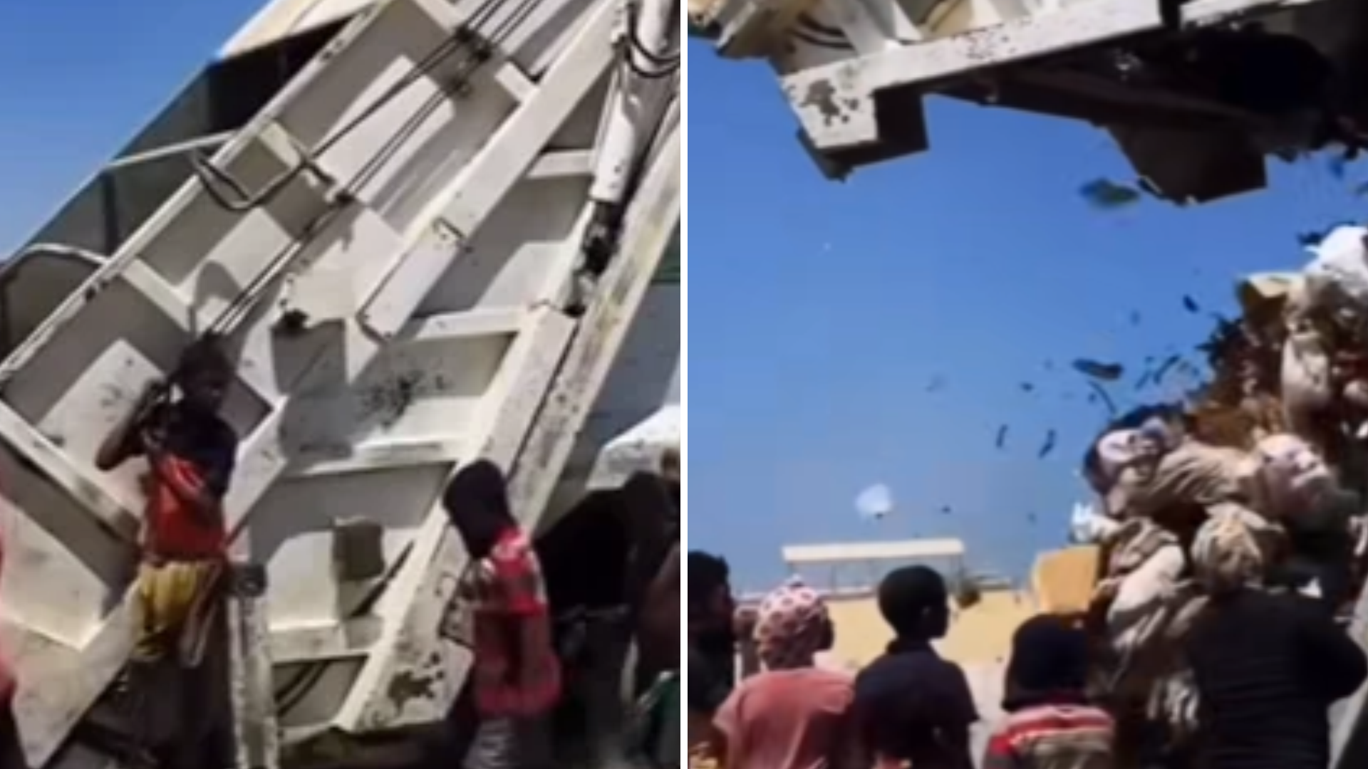 Niños y adultos en el vertedero de Tiguadare en Falcón, Venezuela - Fotos: Facebook
