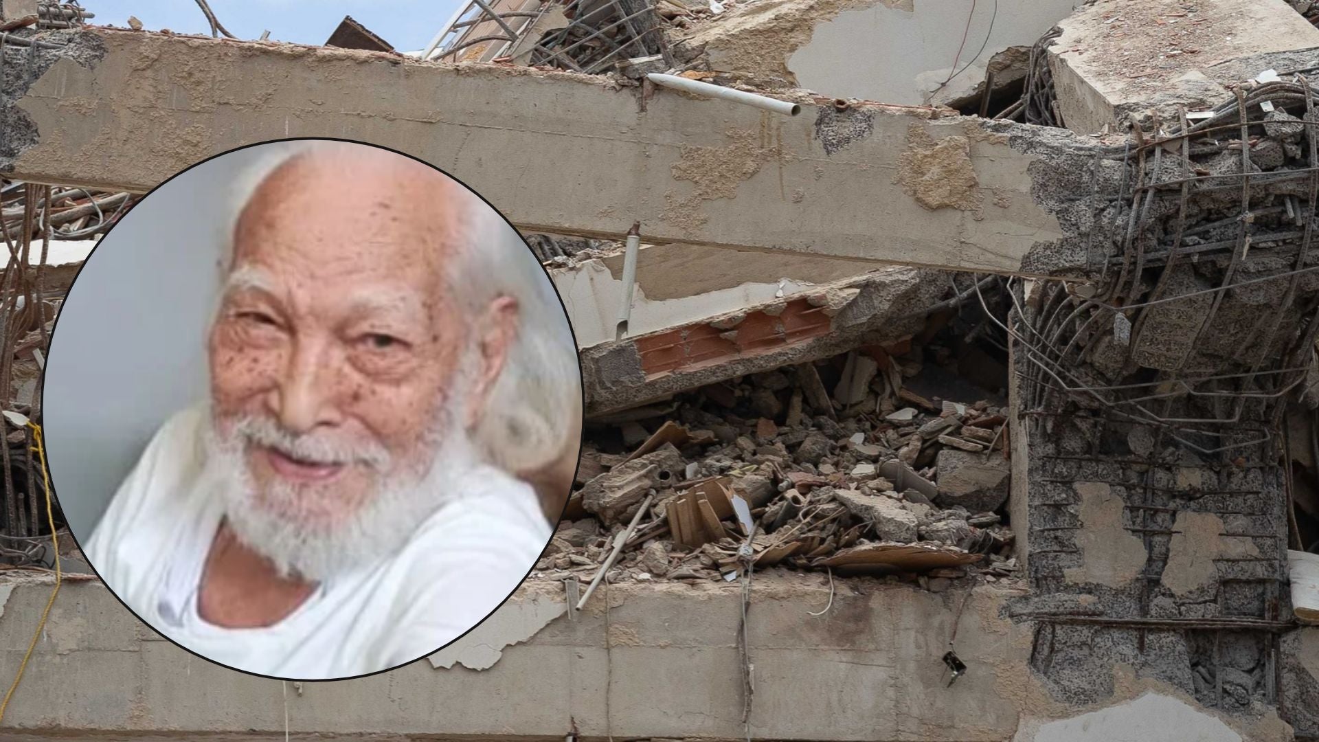 José Torres, actor venezolano / Edificio colapsado en La Guaira (Venezuela) por el doble sismo - Fotos: Instagram / EFE
