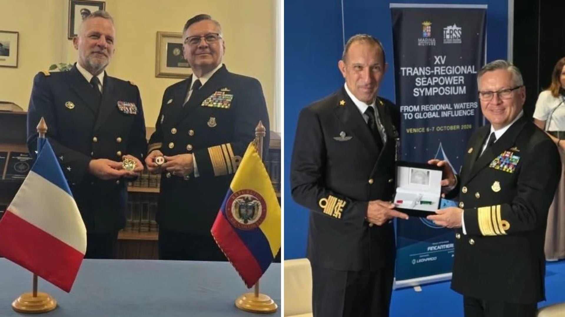 Cumbre naval en Italia-Foto: tomada de X de @ArmadaColombia