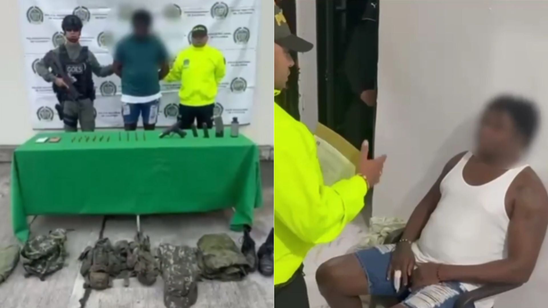 Fuerza Pública de Colombia capturó en Cali a alias ‘Mi Sangre’-Foto: tomada de X @mindefensa