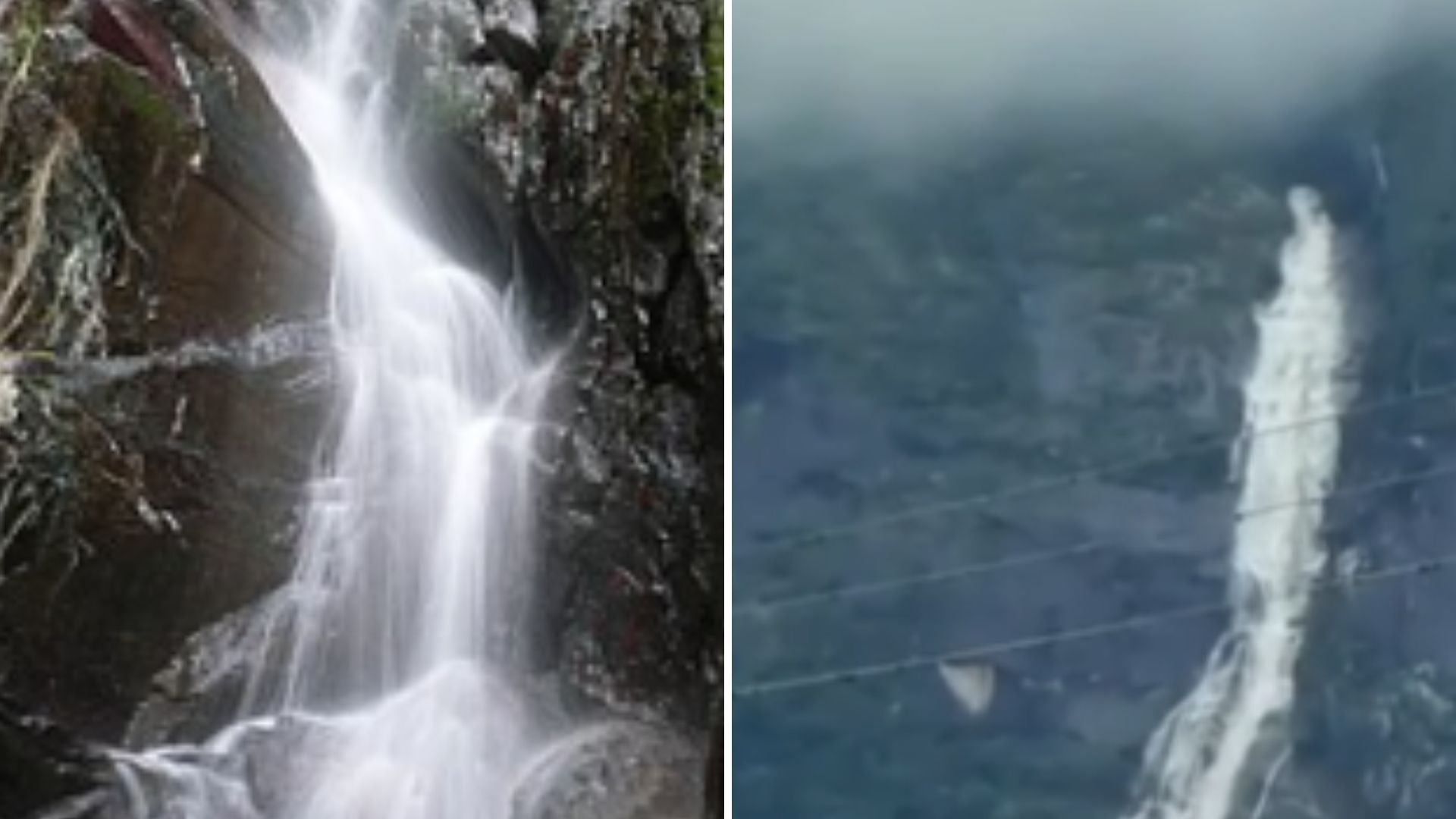 Crecida de ríos y quebradas en el Parque Nacional Henri Pittier (Aragua, Venezuela) - Fotos: X