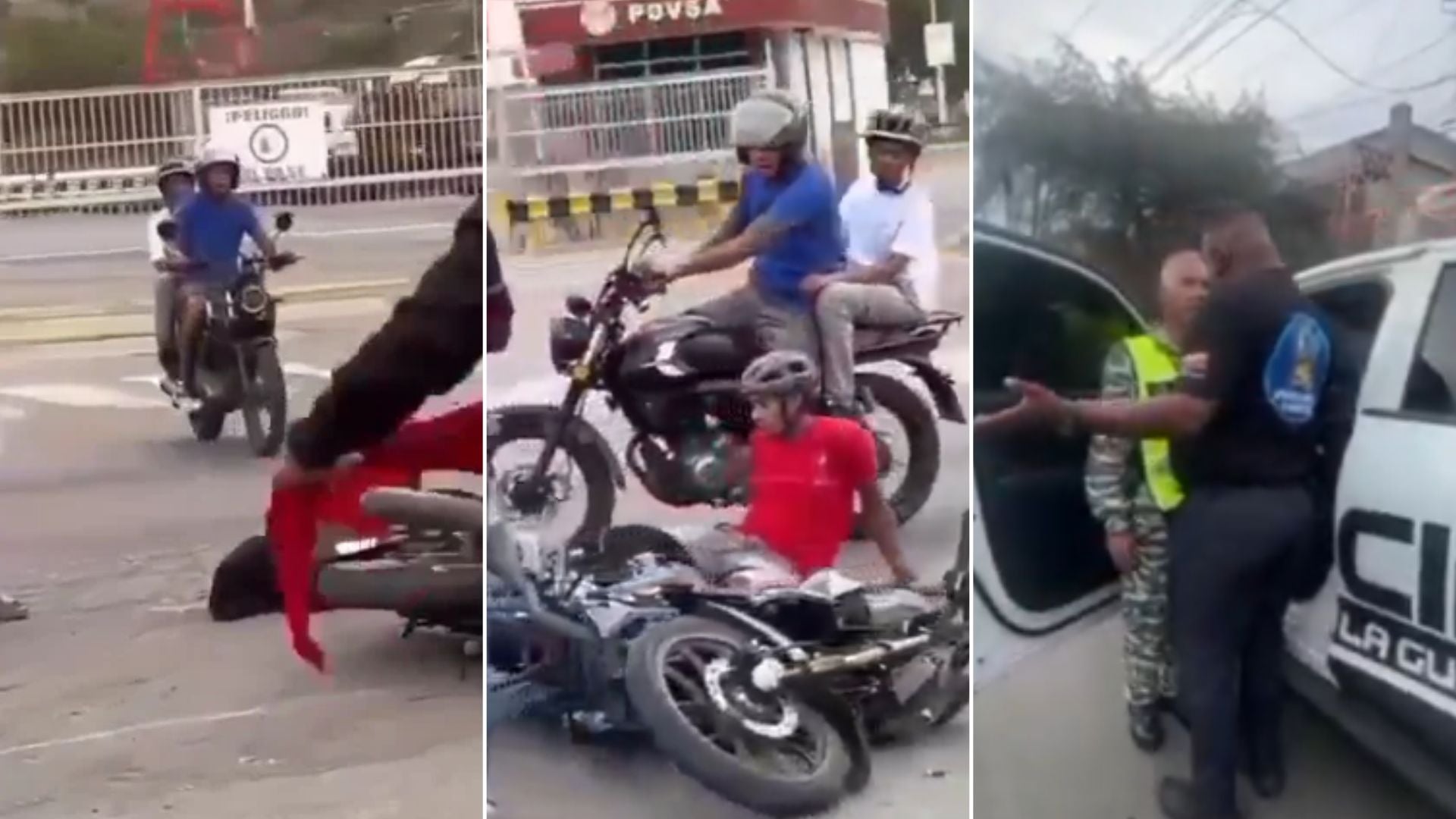 Accidente de tránsito en Catia La Mar, La Guaira (Venezuela) - Fotos: X