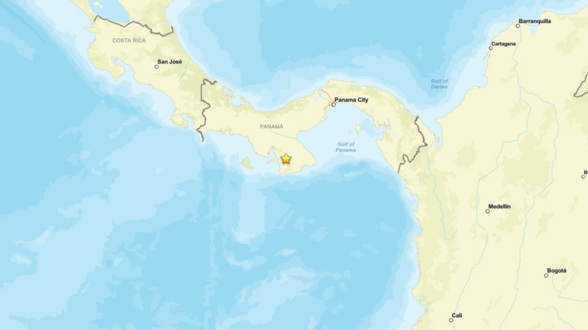 Imagen de la zona cercana del terremoto de 8.0 de magnitud