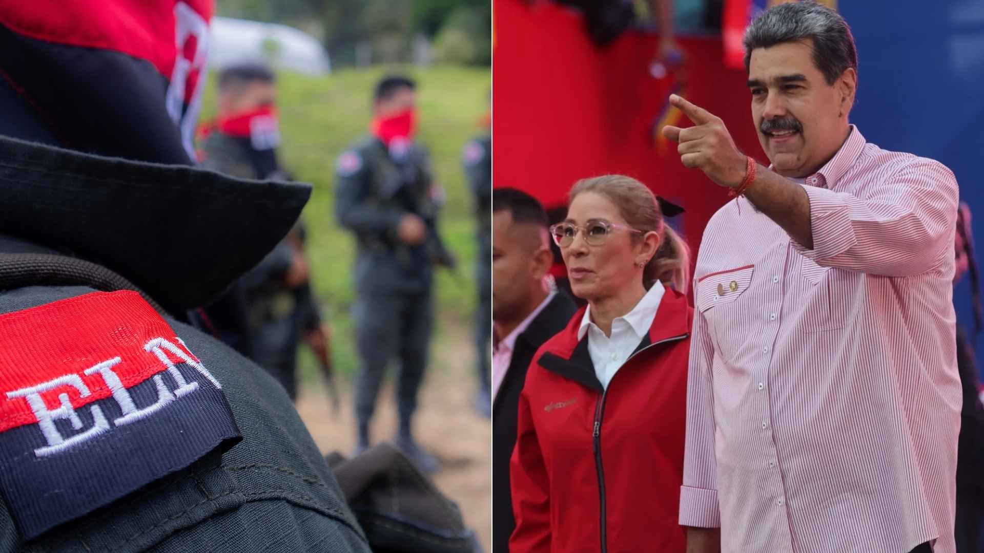ELN/ Nicolás Maduro y Cilia Flores - Fotos AFP