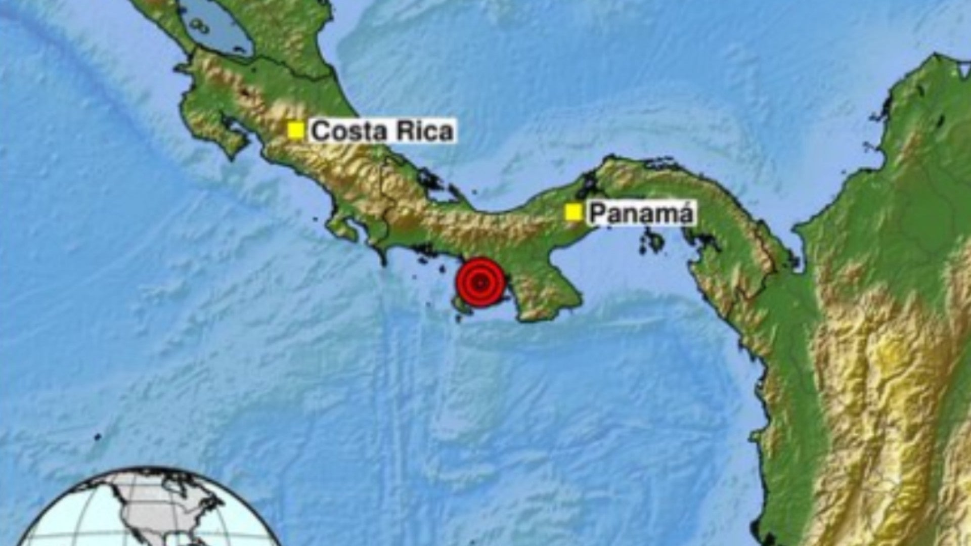 Terremoto en Panamá. (SGC)