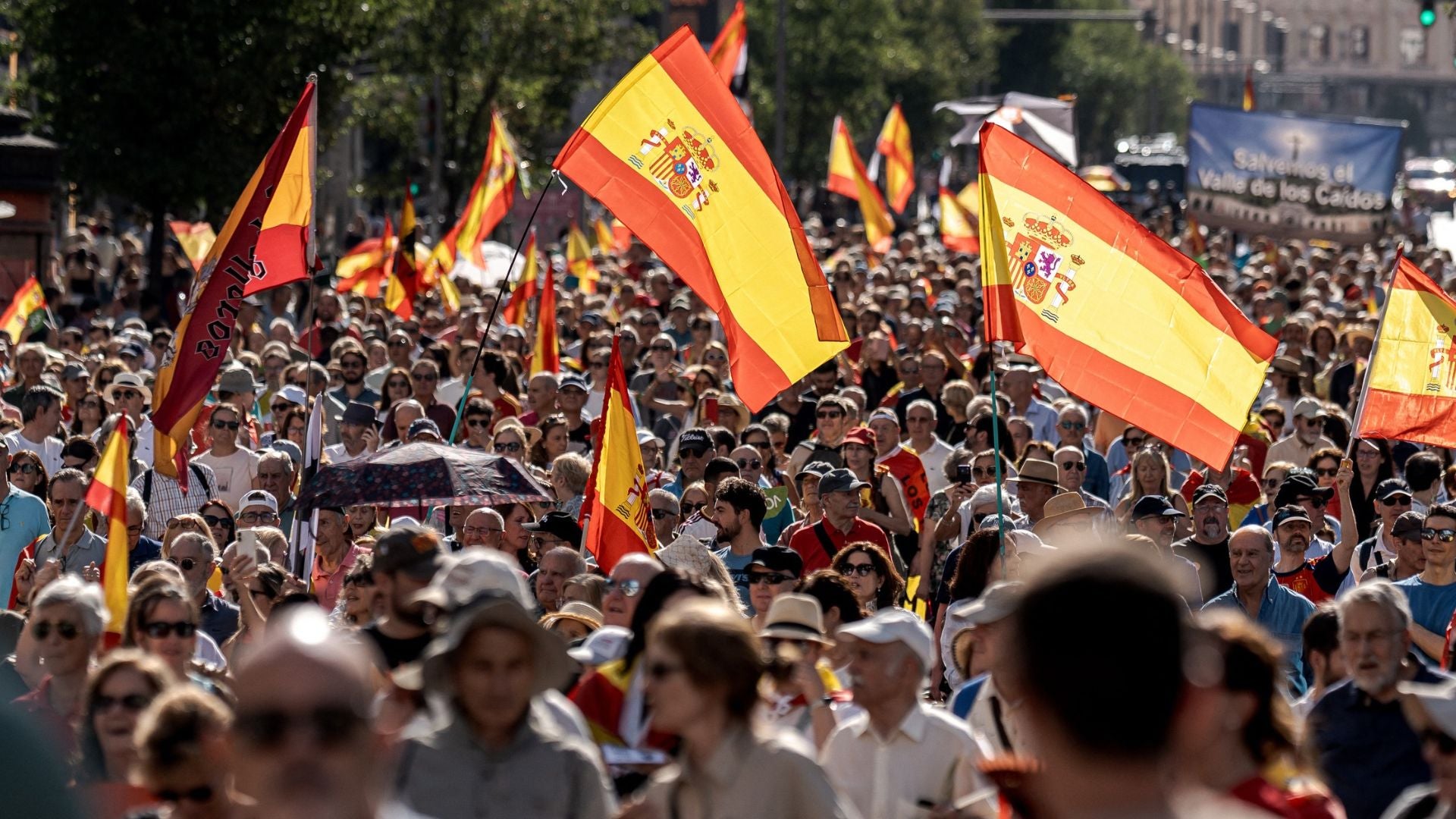 Banderas de España-Foto: AFP