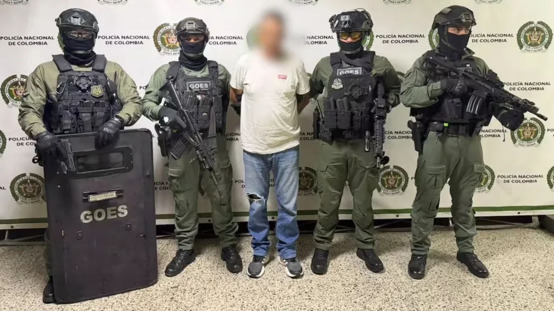 Captura de alias 'El Descuartizador' - Foto: Policía Nacional