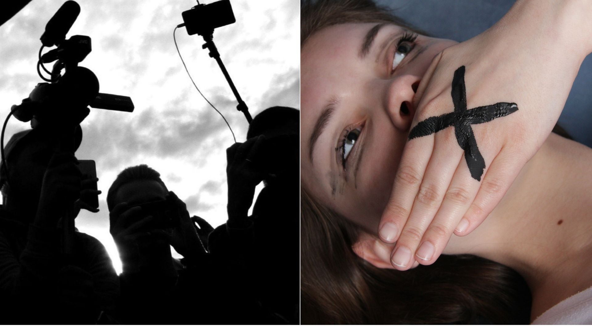 Trabajadores de la prensa / Mujer censurada - Fotos de referencia: Pexels