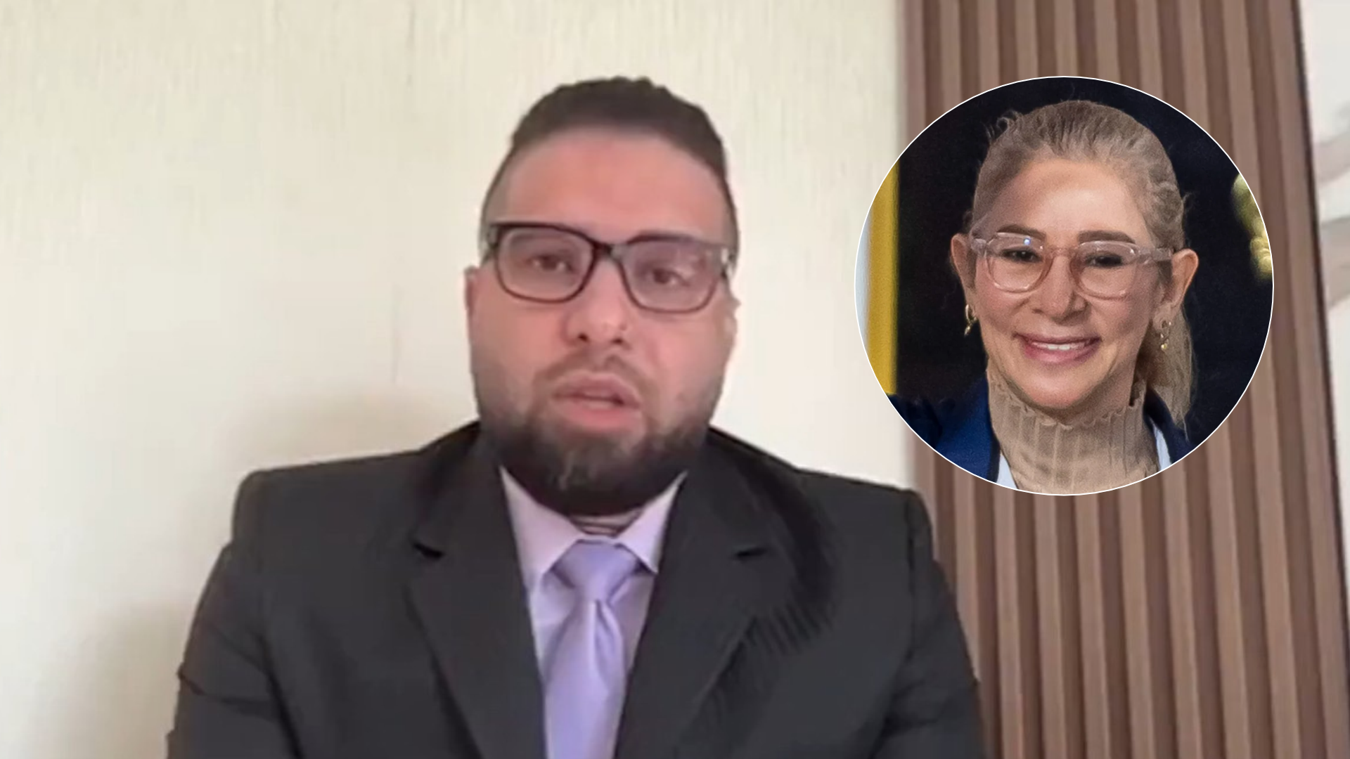 Alexander Sánchez y Cilia Flores