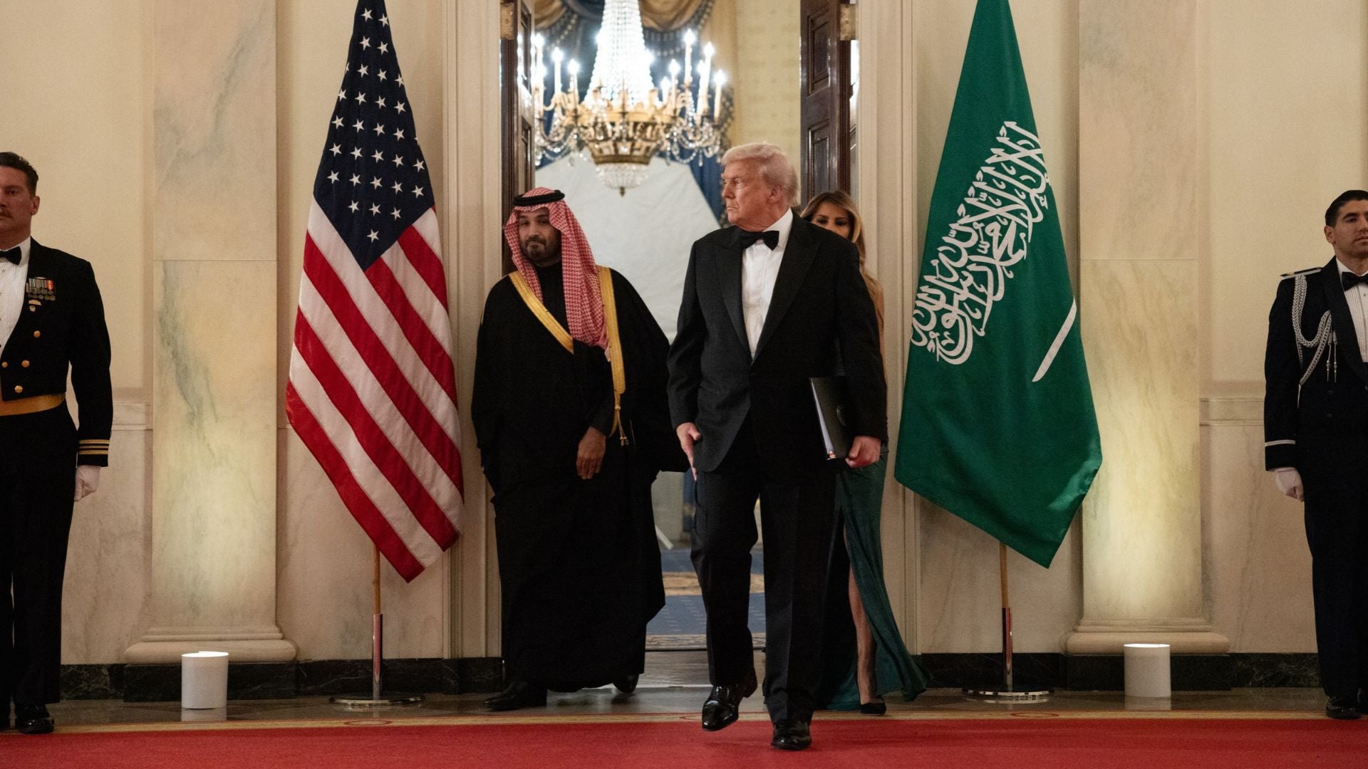 Donald Trump y principe heredero saudi Mohammed bin Salman-Foto: EFE
