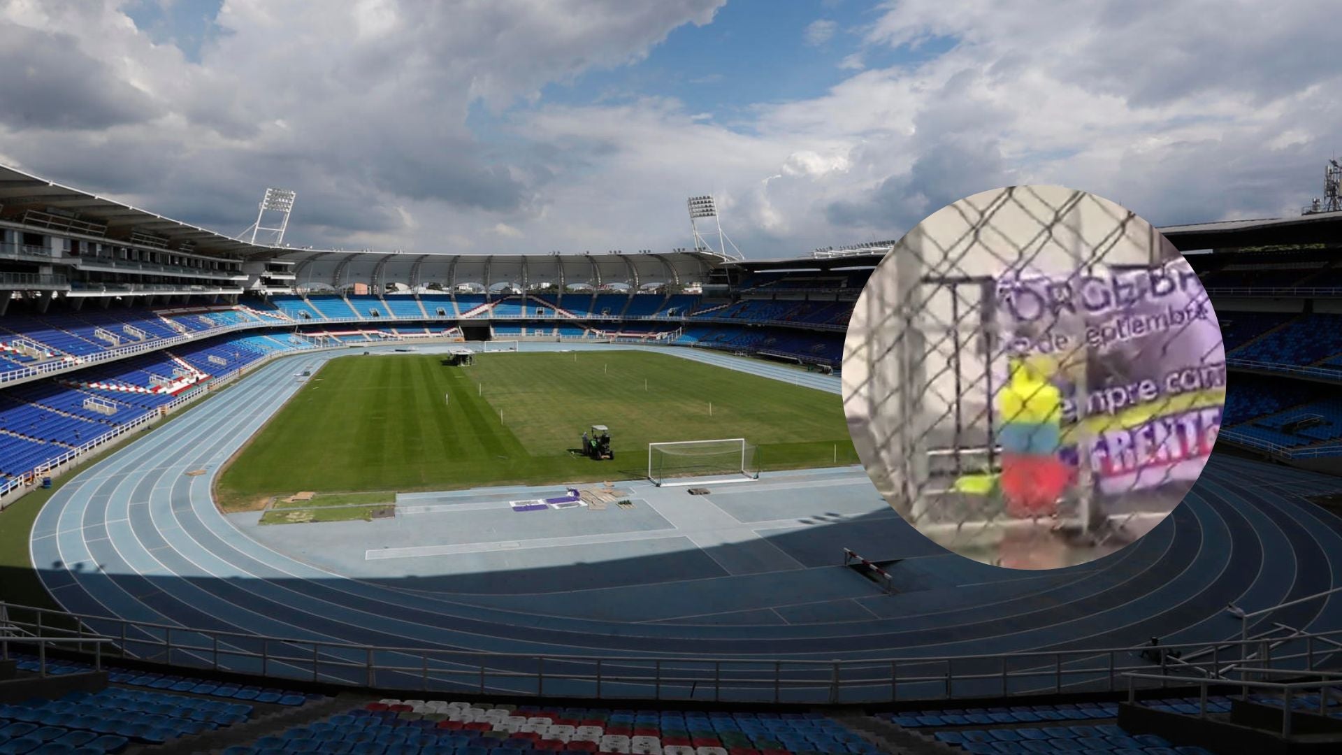 Estadio Pascual Guerrero de Calii - Foto: EFE / Captura de video