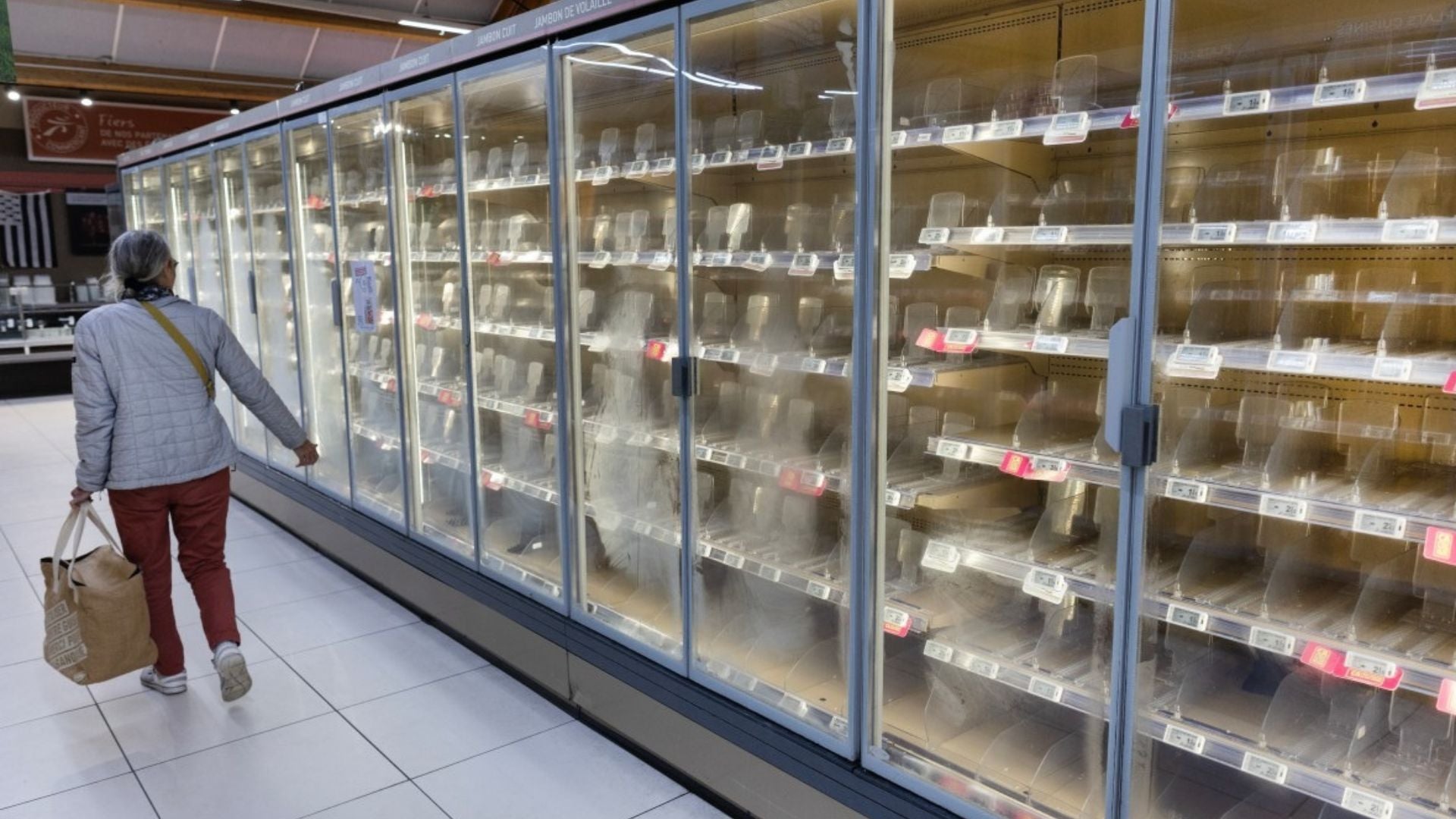 Supermercado en Francia - Foto: AFP