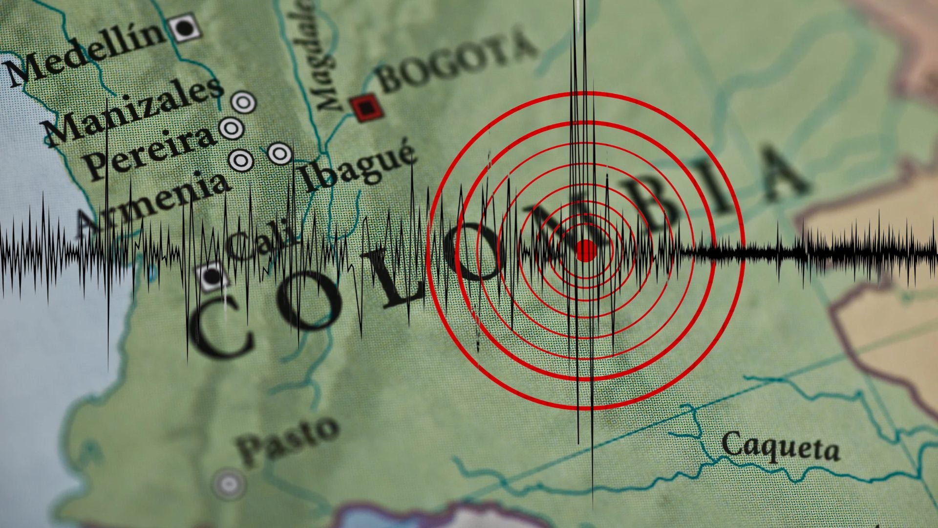 Sismo de 5.0 en Colombia - Canva
