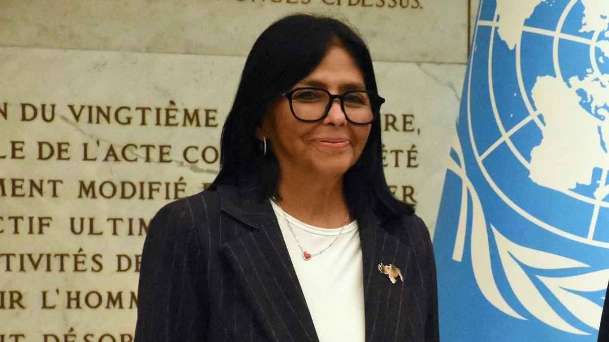 Delcy Rodríguez - Foto AFP