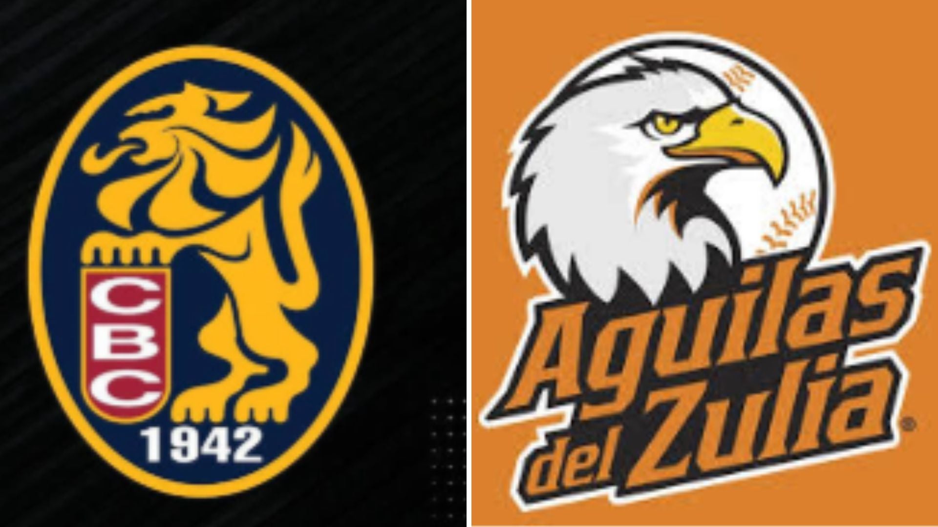 Logos de los equipos de la LVBP, Leones del Caracas y Águilas del Zulia - Fotos: X