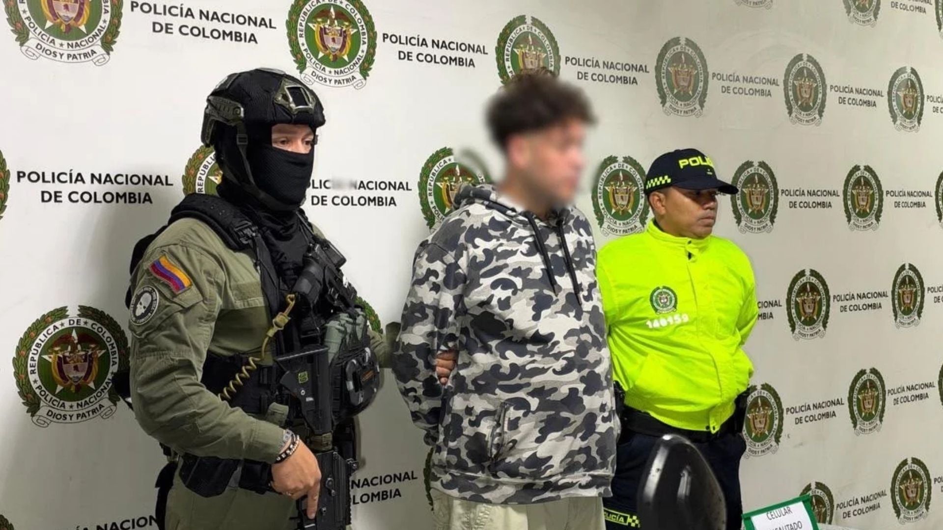 Captura de alias ‘Mateo’ - Alcaldía de Medellín