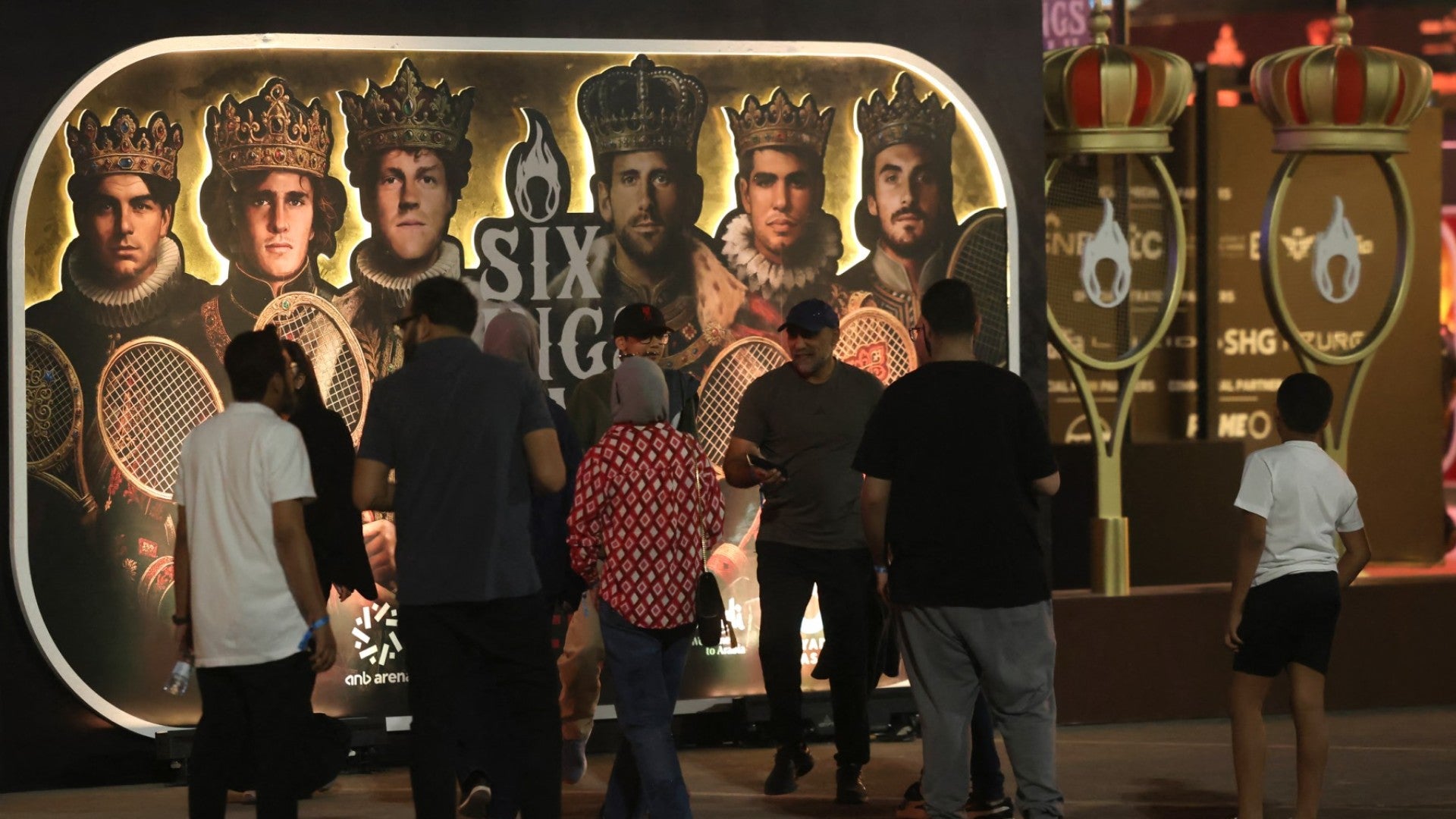 Edición de 2025 del torneo Six Kings Slam. (AFP)