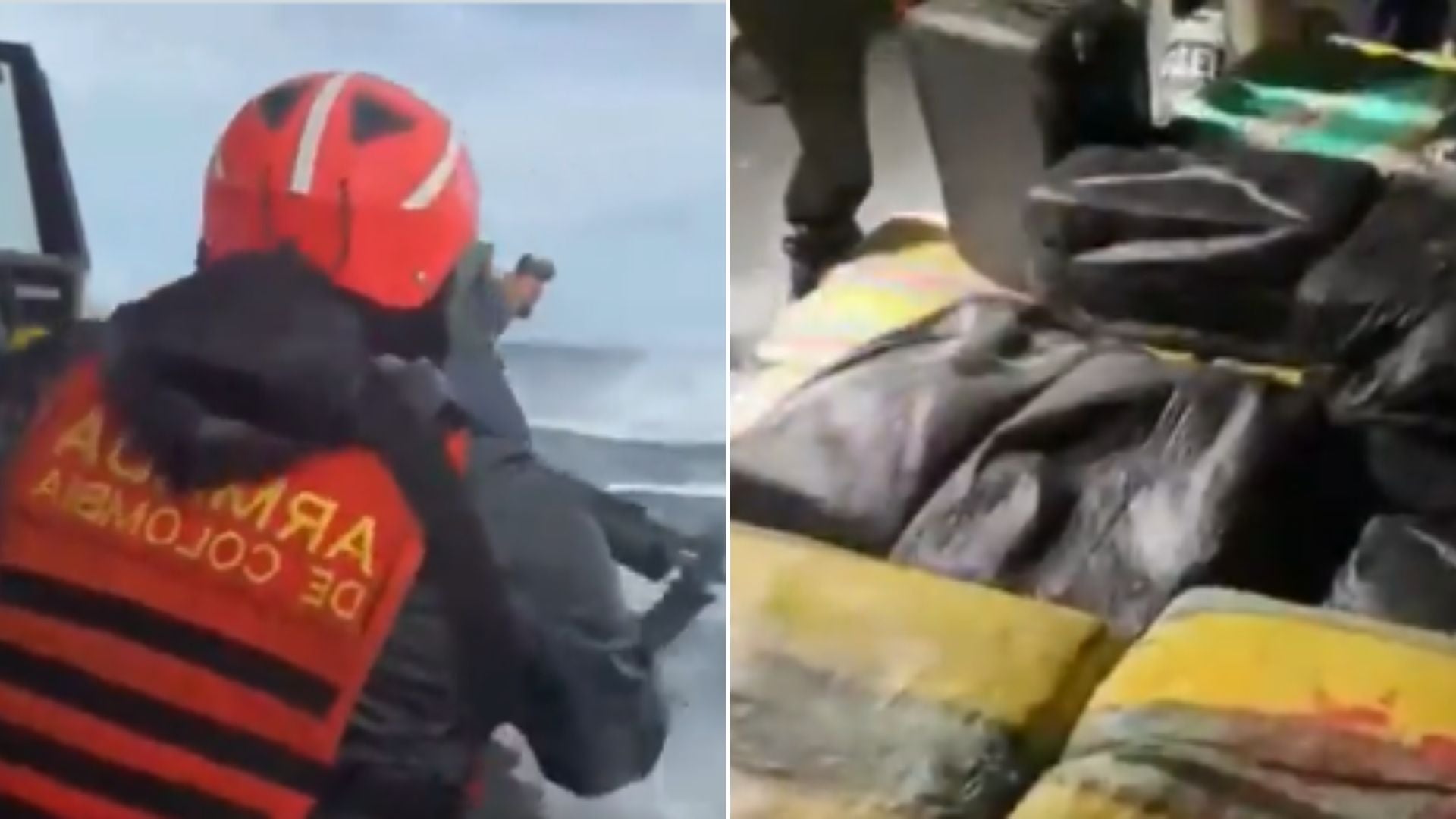 incautación de 1,4 toneladas de cocaína y marihuana en el Pacífico colombiano
