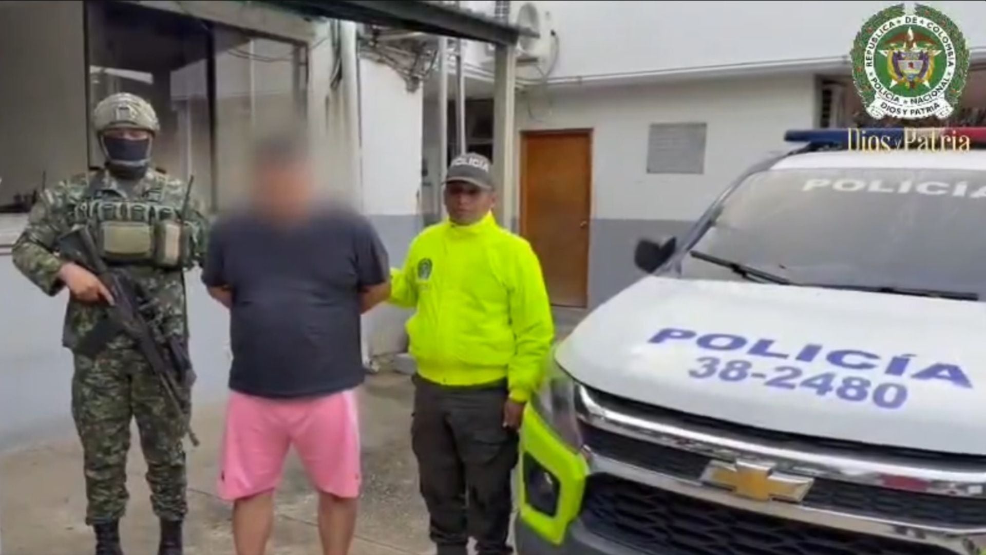 Captura de alias Doble Cero - Policía de Colombia