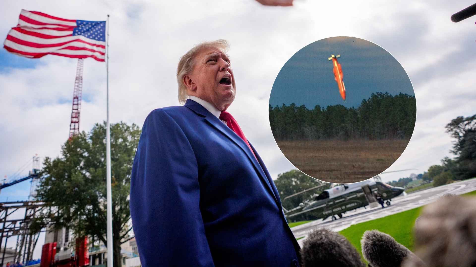 Donald Trump/ GBU-43/B - Fotos AFP