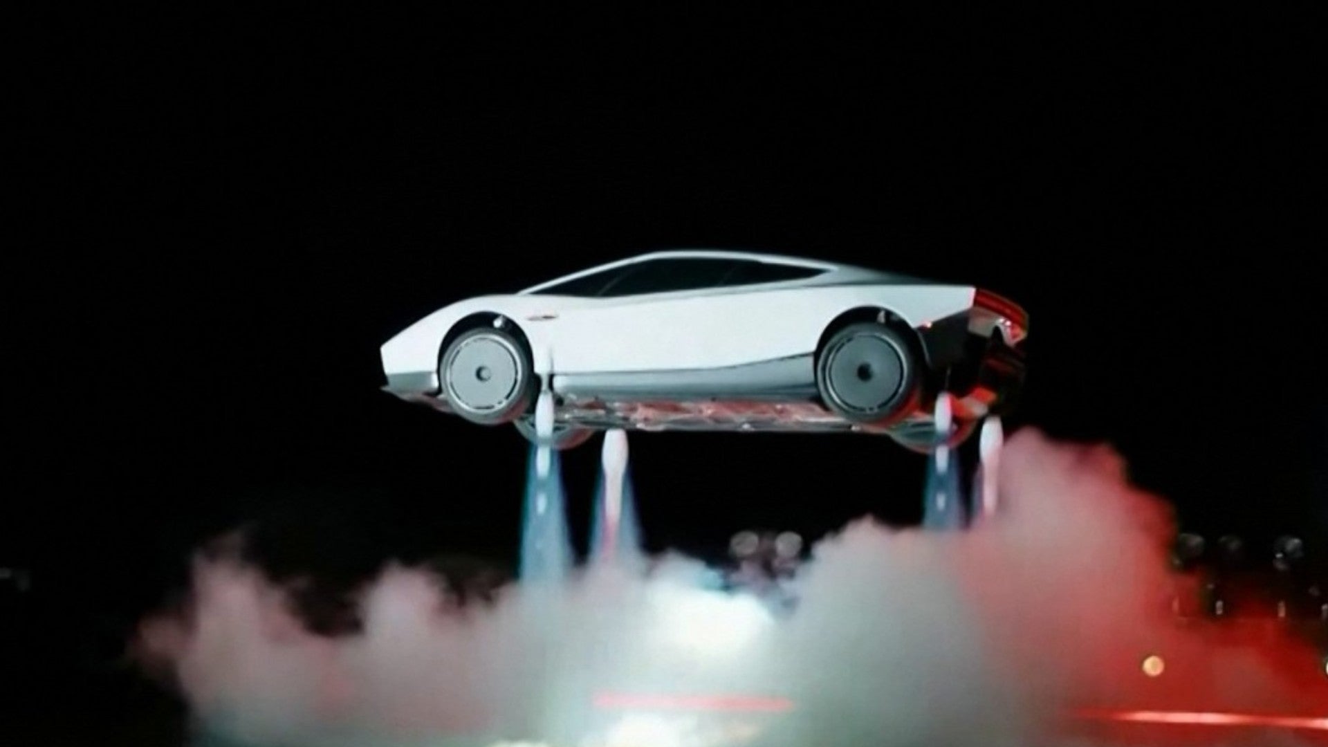 Carro volador de Tesla. (AFP)