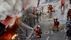 Protestas en Francia- AFP