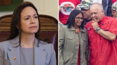 María Corina y régimen de Venezuela | Fotos AFP