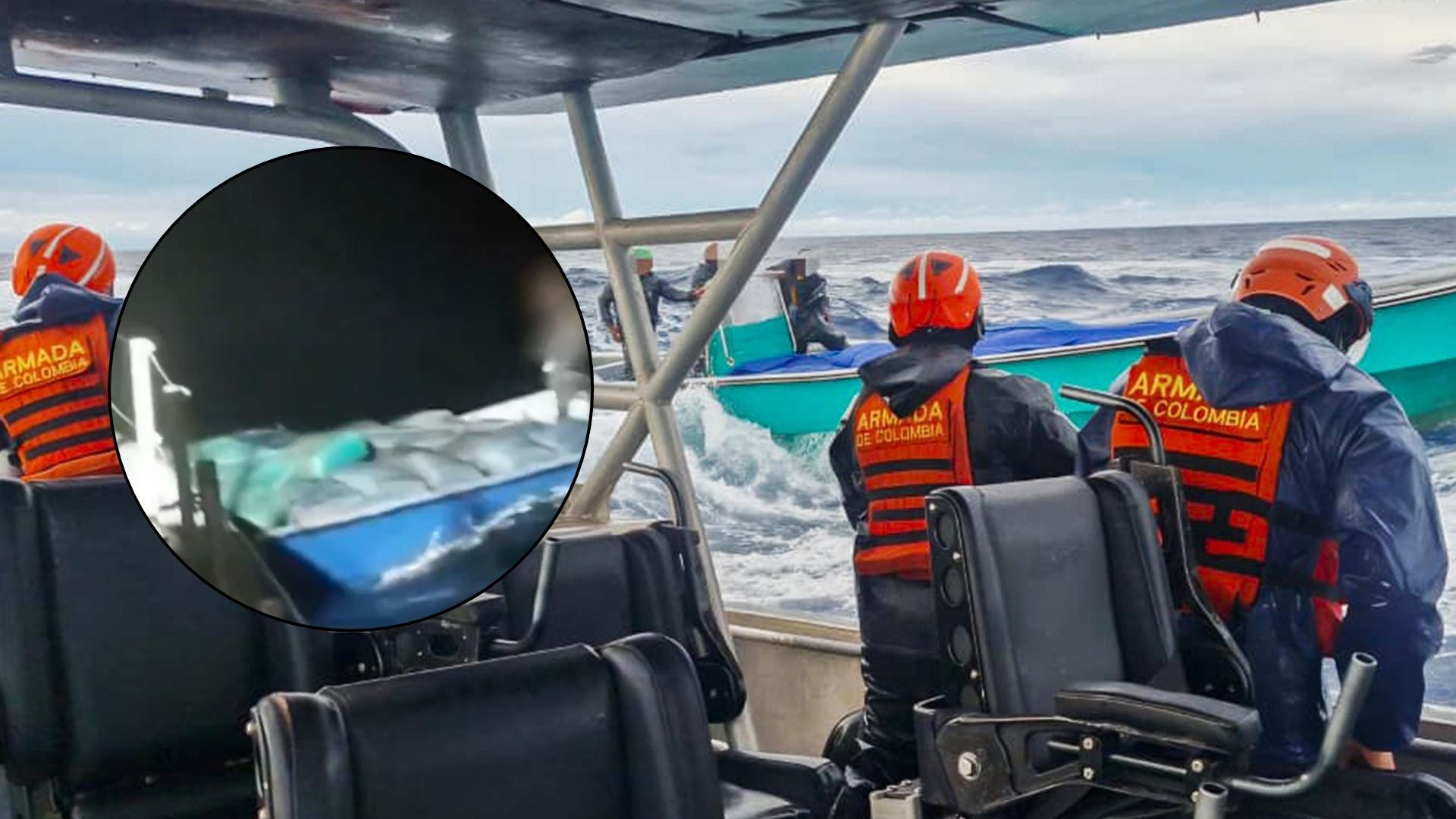 Armada de Colombia incauta droga en el Pacífico - Foto: EFE
