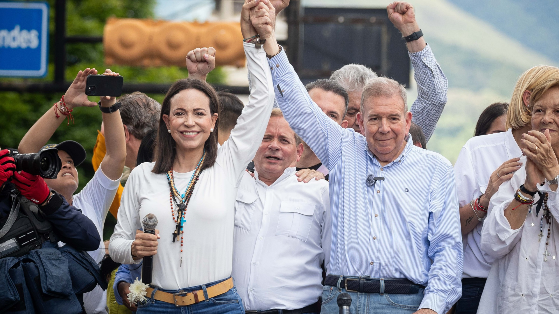 María Corina Machado y Edmundo González | Foto: EFE