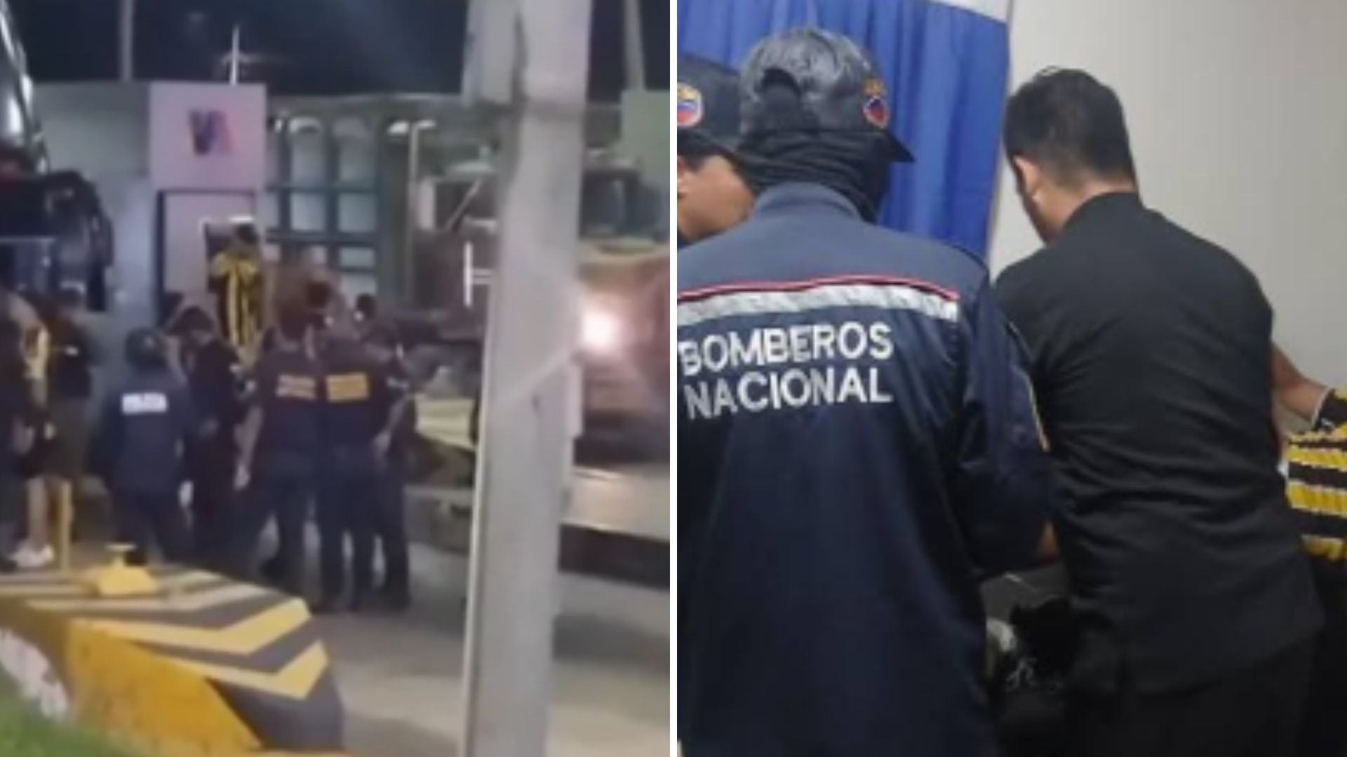 Incidente que dejó varios aficionados del Deportivo Táchira heridos en el estado Cojedes - Fotos: X