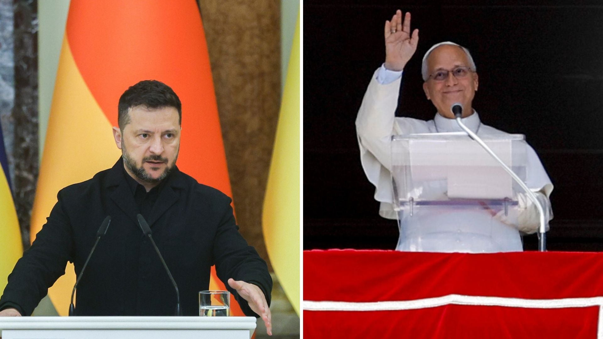 Papa León XIV y Zelenski - EFE