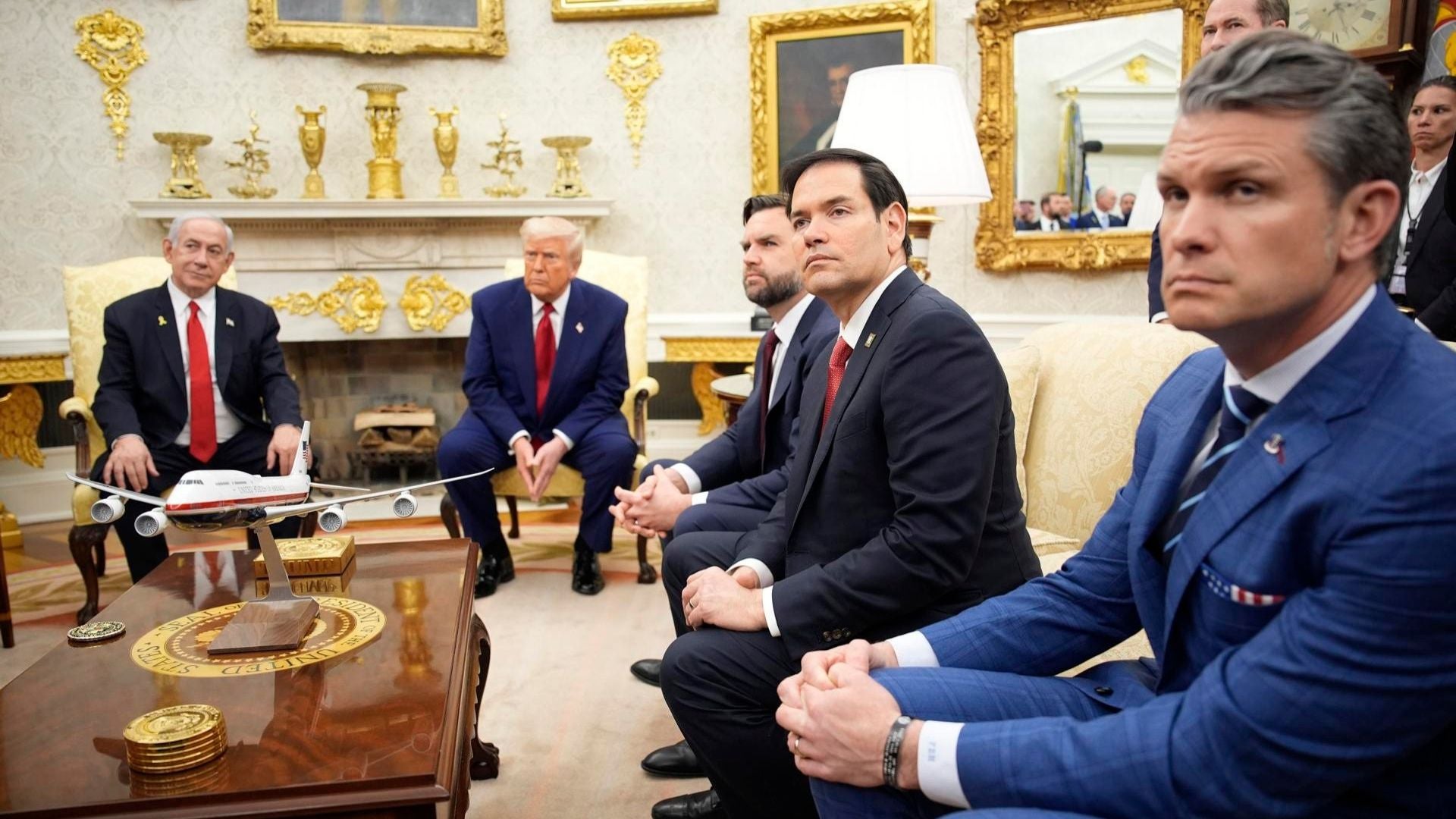 Reunión de Benjamín Netanyahu, primer ministro de Israel, con Donald Trump - Foto: EFE